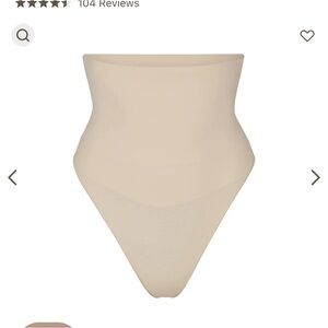 SKIMS TUMMY CONTROL THONG SHAPEWEAR